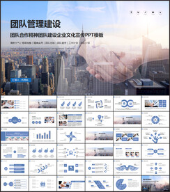 公司宣传团队建设管理ppt模板