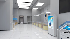 银行便民服务区设计案例效果图