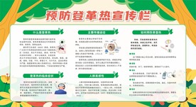 夏季预防疾病登革热与防蚊展板