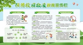 预防校园欺凌展板