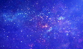 蓝色星空背景
