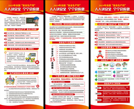 2023安全生产展架
