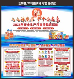 人人讲安全个个会应急安全生产月