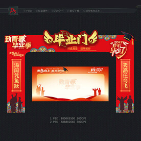 毕业门