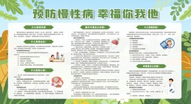 慢性病防治知识宣传栏