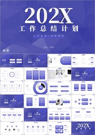 商务项目工作总结计划ppt