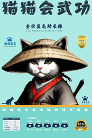 猫粮海报