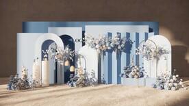 蓝色婚礼su模型