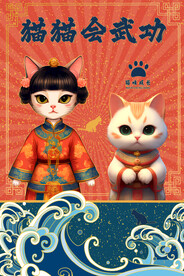 猫粮海报