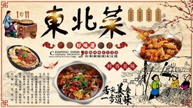 东北菜背景墙