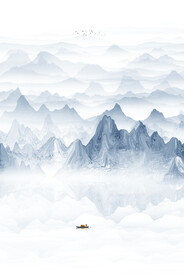水墨山水画