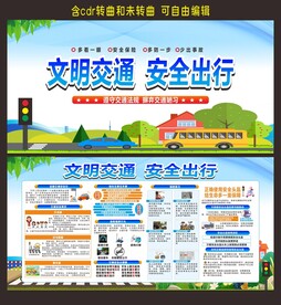 交通安全展板