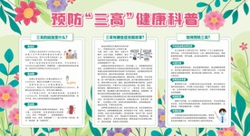 防治三高健康教育专栏