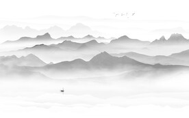 新中式意境山水画