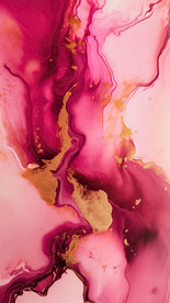 红色水墨金箔抽象背景