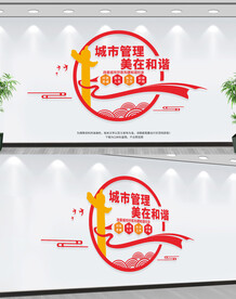 城市管理文化墙