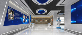 展厅室内设计案例效果图