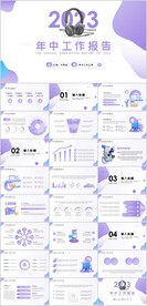 年中工作报告PPT