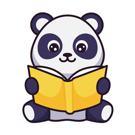 矢量卡爱卡通动物大熊猫插画素材