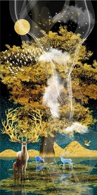 发财树麋鹿玄关