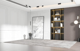 现代极简 轻奢客厅 场景