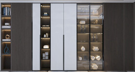 直播间背景墙 3D场景