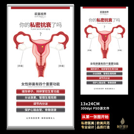 私密海报 女性保养 子宫图片