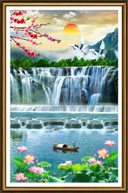 源远流长山水画