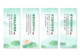校园食品安全展板挂画