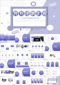 商务季度述职晋升总结ppt