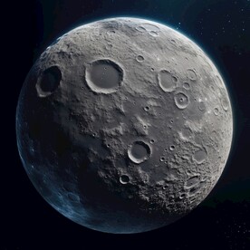 网红月球灯箱素材