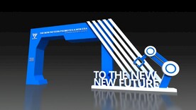 拱门 门头 科技感