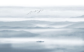 新中式意境水墨画