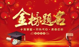 金榜题名背景