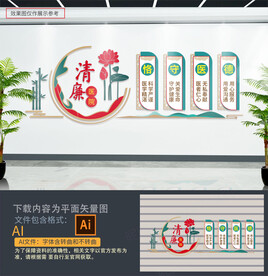医院清廉文化墙
