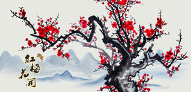 梅花国画梅花