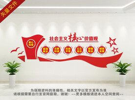 价值观展板