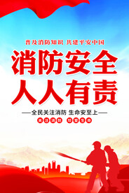 社区消防安全海报