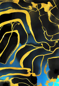 抽象金箔装饰画