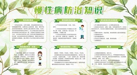 慢性病防治知识宣传栏