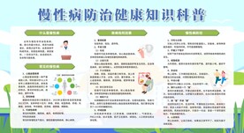 慢性病防治知识宣传栏