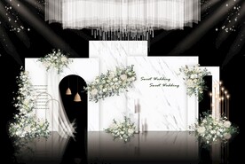 小清新婚礼效果图