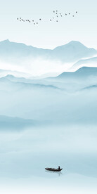 蓝色 高档玄关新图 Tif分层