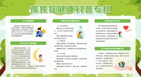 自闭症孤独症展板