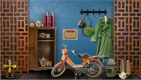 复古怀旧80后90后童年背景墙