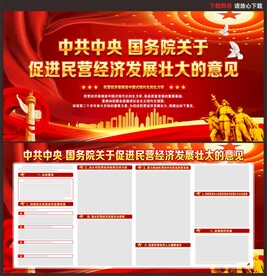 关于促进民营经济发展壮大的意见