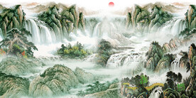 国画山水