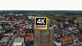 西欧城镇建筑群美景