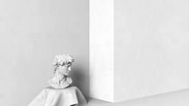 高级感石膏像产品背景素材