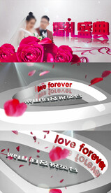 韩式唯美婚礼视频模板